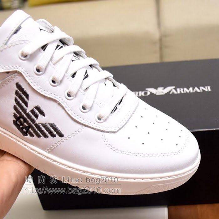 Armani男鞋 2019最新爆款 小牛皮 阿瑪尼休閒男鞋  jpx1123
